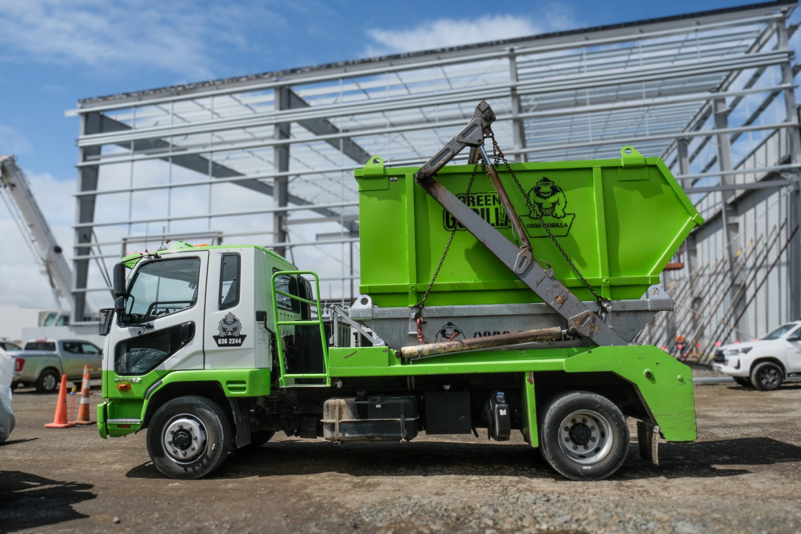 Construction & Demolition - 9m3 bin on a truck